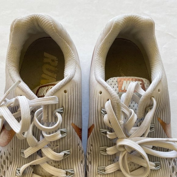 Women's Nike Air Zoom Pegasus 34 White Running Shoes Sneakers size 10 - Picture 5 of 11